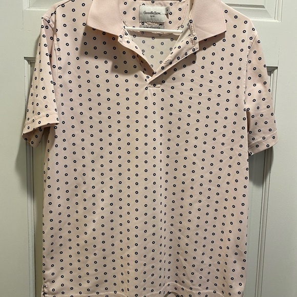 Club Room Men's Pink Polka Dot Shirt - Picture 3 of 4